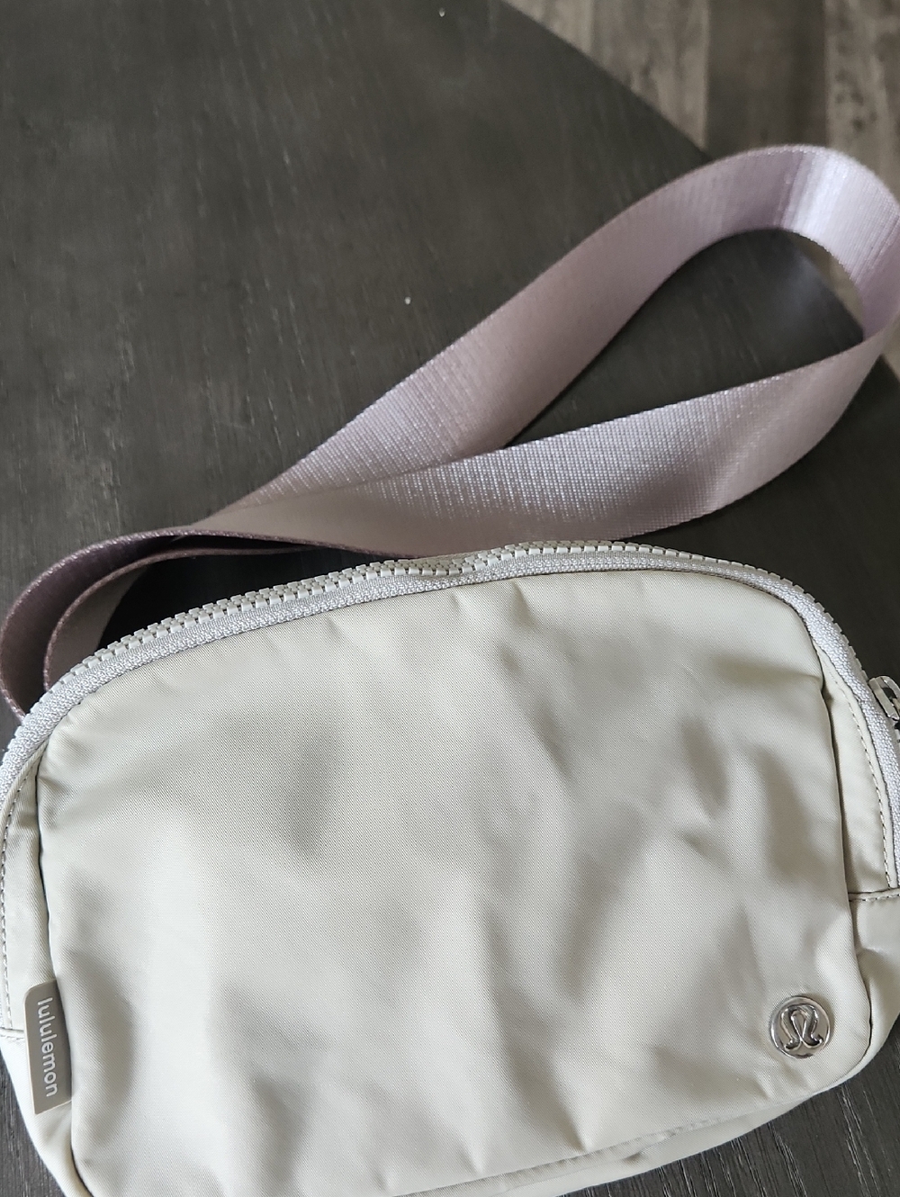 lululemon athletica Neutral Colored Crossbody Bag with Adjuatable Strap